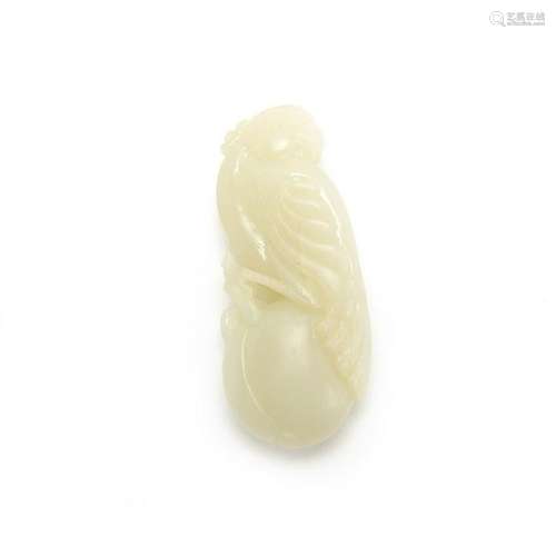 Chinese White Jade Toggle