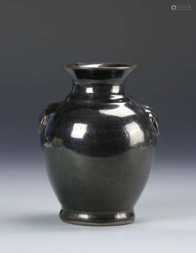 Chinese Antique Black Glazed Jar