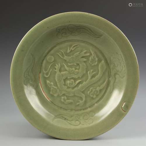 Chinese Celadon Glazed Plate