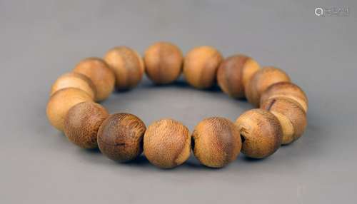 Chinese Chen Xiang Wood Bracelet