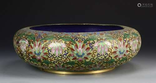 Chinese Cloisonne Basin