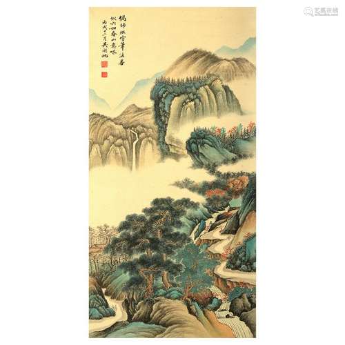 Attributed to Wu Hufan (1894-1968): Landscape