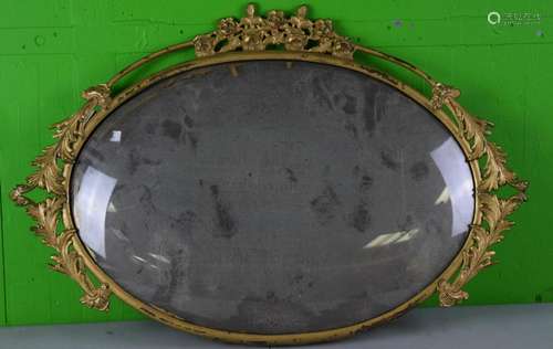 Oval Gilt Metal Frame