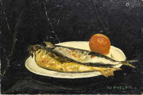 Oil On Board Nature Morte