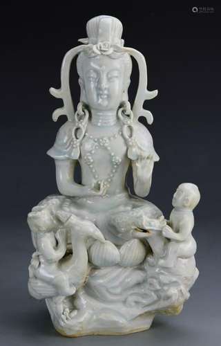 Chinese Ying Qing Buddha Figure