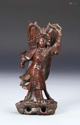 Chinese Rose Wood Figure