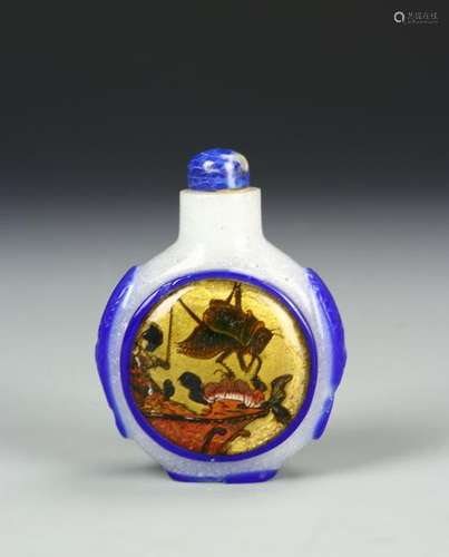 Chinese Peking Glass Snuff Bottle