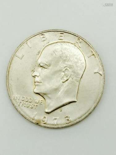 1973 Liberty Eisenhower Silver Coin