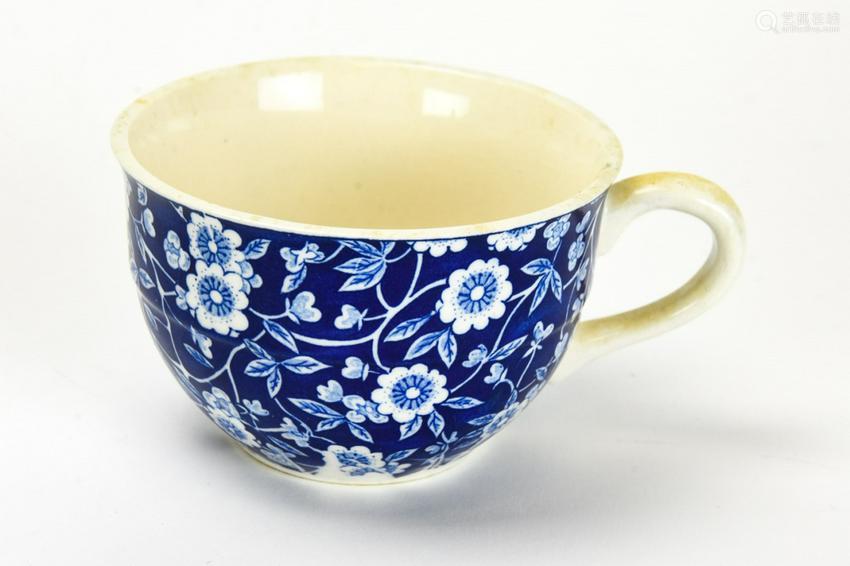 vintagebluewhitetransferwarecoffeecups