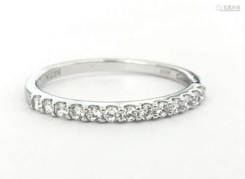 Conflict Free Diamonds & White Gold Engagement Ring