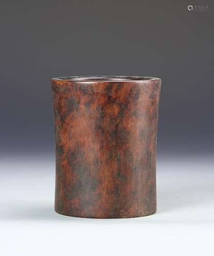 Chinese Hardwood Brush Pot