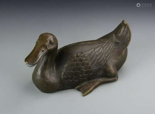 Chinese Bronze Duck