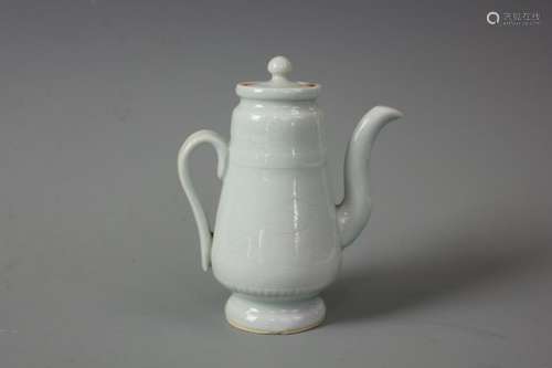 A Yingqing Ewer With Cover