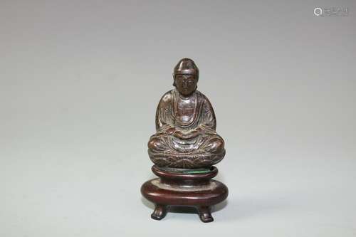 Small Copper Figure Of Buddha, Qing Dynasty