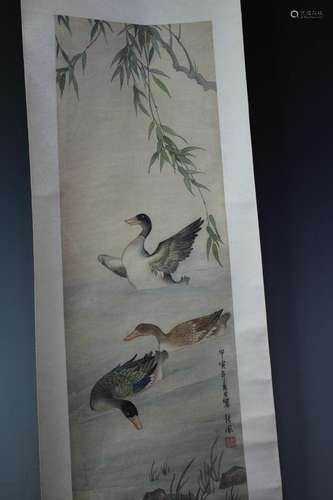 Scroll painting 