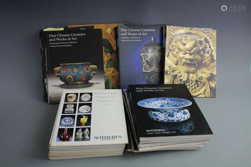 40 catalogues of London Sotheby auction period