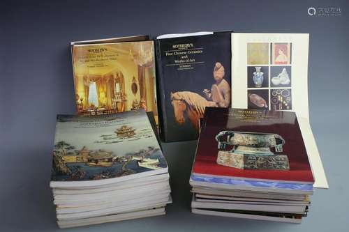 42 catalogues of London Sotheby auction period