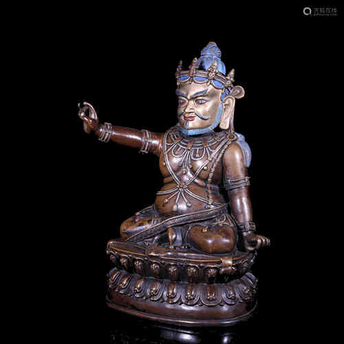 The Chinese Bronze Buddha Statue of Mahasiddhas