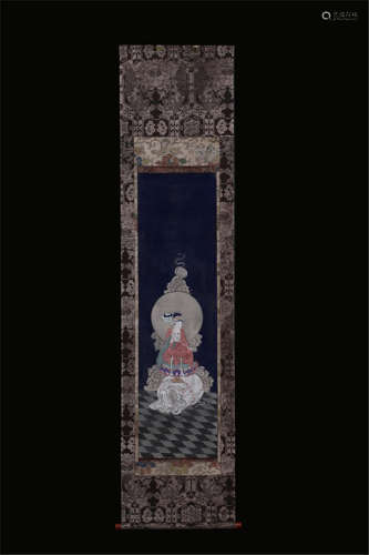 A FINE CHINESE SCROU PAINTING OF GUANYIN