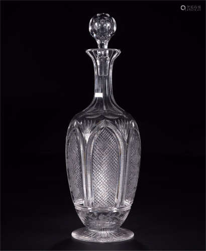 A FINE CHINESE CRYSTAL INCENSE BOTTLE