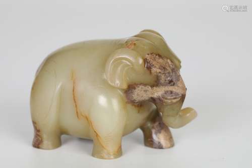 A long time ago, the Chinese jade elephant