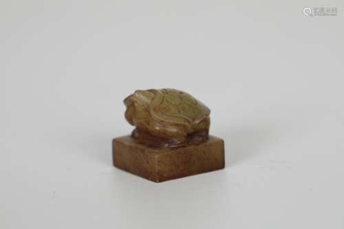 Ancient Jade Turtle Seal