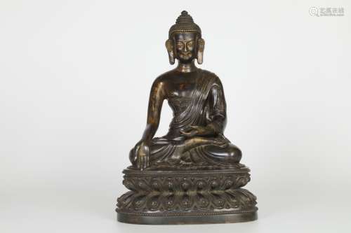 16th century seated statue of Shakyamuni