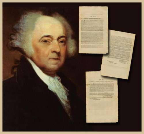 Declaration Signer John Adams Approves Two Acts of