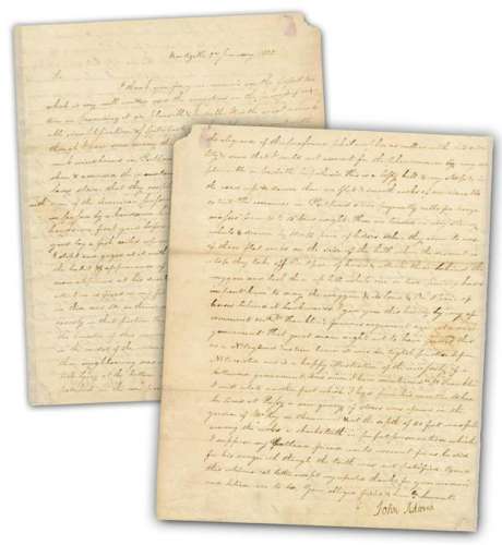 Declaration Signer John Adams LS Re: Benjamin