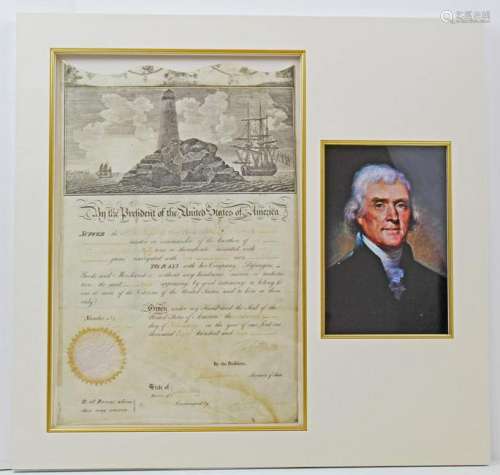 Declaration Signer Thomas Jefferson -- & James Madison