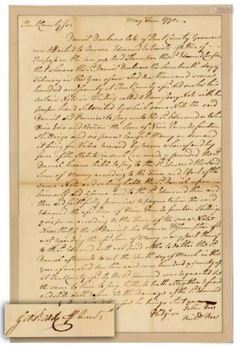 Declaration Signer George Read DS Re: 