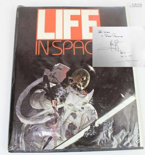 Life In Space, Signed by Neil Armstrong