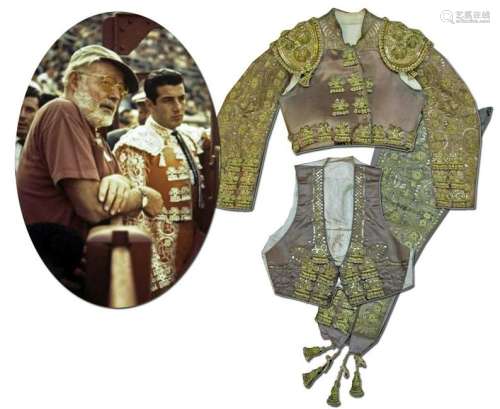 Ernest Hemingway Owned and Presented Matador Outfit of