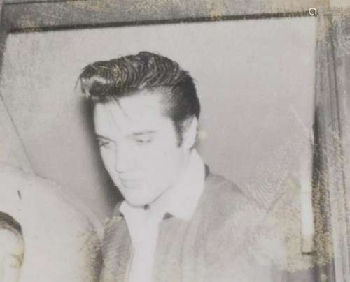 Elvis Presley Signed Youthful Photo, PSA Authenticated,