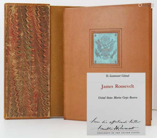 FDR Signed Book to His Son 