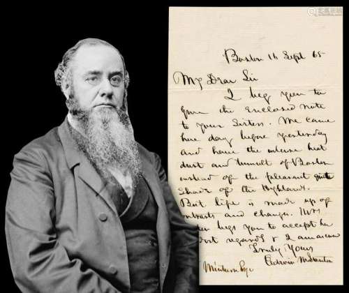 Edwin M. Stanton, Sec. of War, ALS: 