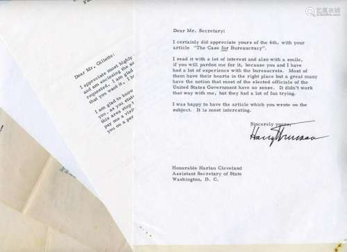 Harry S. Truman's Letters as Senator and Ex-President -