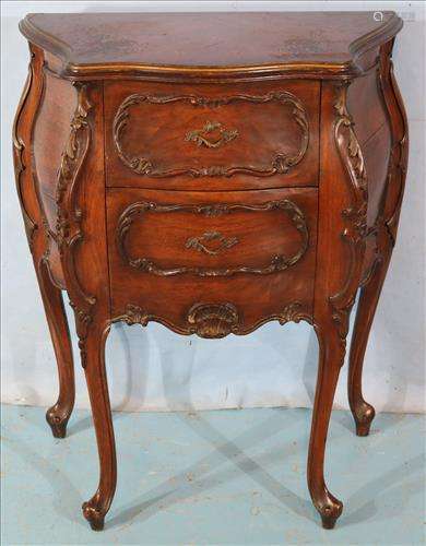 French night stand with Bombay front