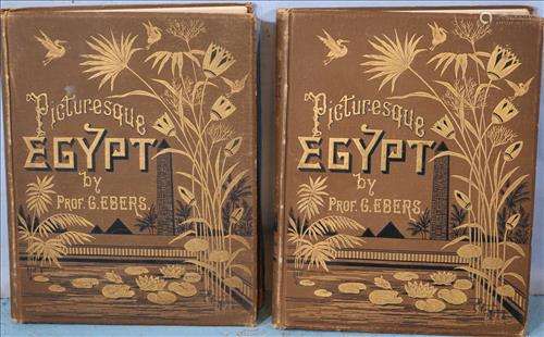 Pair of picturesque Egypt, vol. 1 and 2