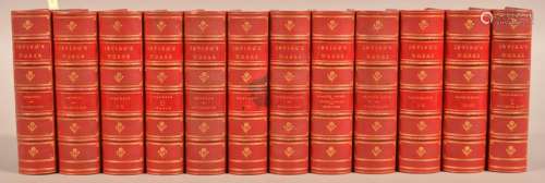 12 Volume Works Washington Irving Leather