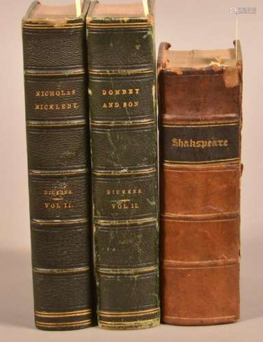1849 Shakespeare + 2 Dickens Odd Volumes