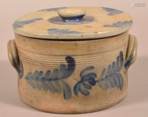 One Gallon Stoneware Covered Cake Crock.