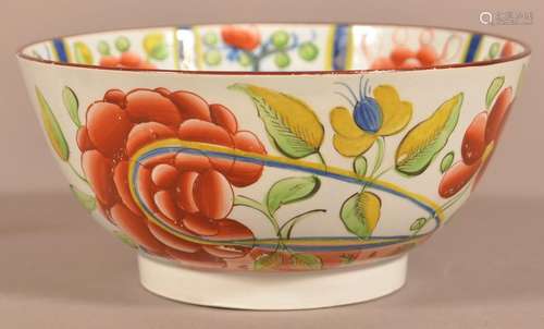 Gaudy Dutch China Oyster Pattern Waste Bowl.