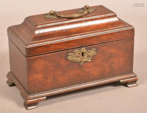 American Chippendale Walnut Ink Set Chest.
