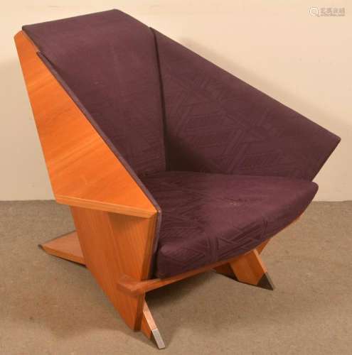 Frank Lloyd Wright Cassina Italian Deco Style Chair.