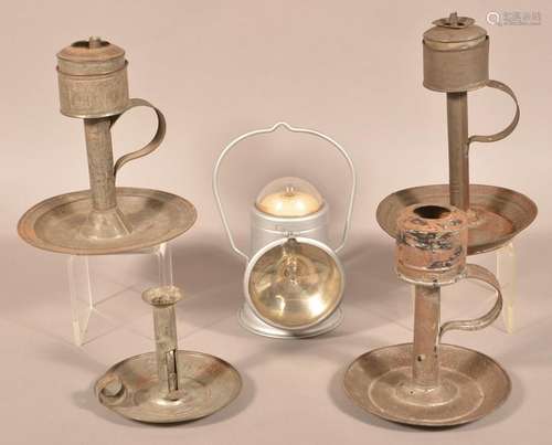 Lot of Antique/Vintage Lighting Devices.