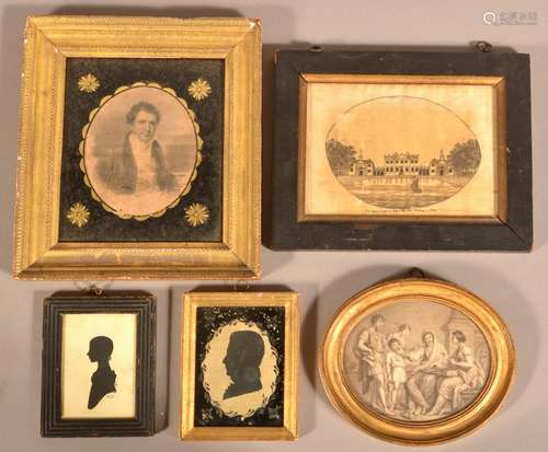 Lot of Antique Framed Items.