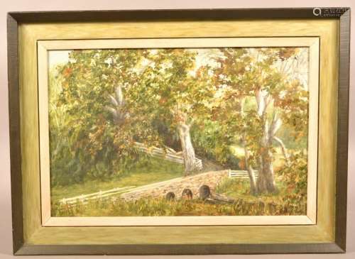 Oil on Artist Board Painting Signed O. Noaker 1983.