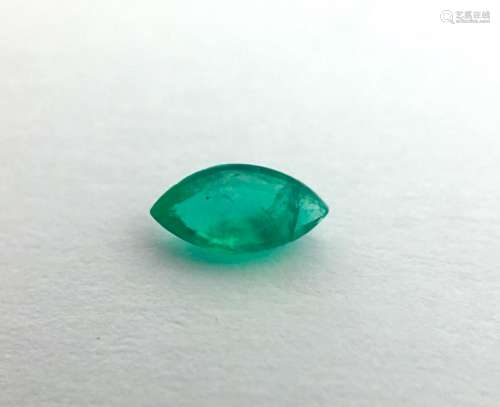 100% Natural 0.25ct Marquise Loose Emerald Gemstone