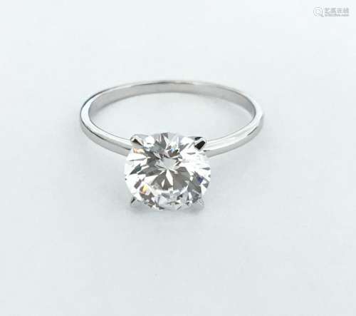 Ladies Solitaire 2.00 Carat Diamond Engagement Ring